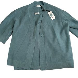 The Reset R Label Seaglass Sweater and Cardigan Kimono Cardigan Light green NWT